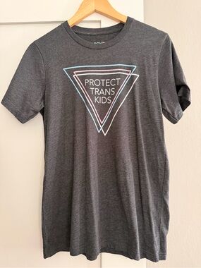 Protect Trans Kids Short Sleeve Tee - Charcoal